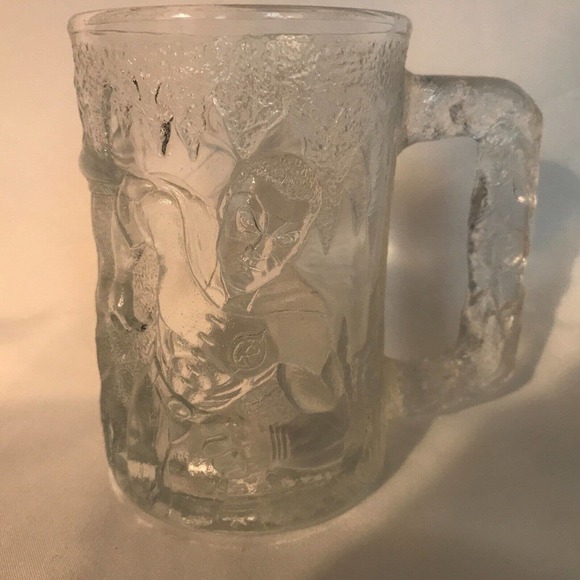 VINTAGE-McDonald's Batman Forever "Robin" Glass Cup/Mug DC Comic 1995 *RARE - Picture 12 of 12
